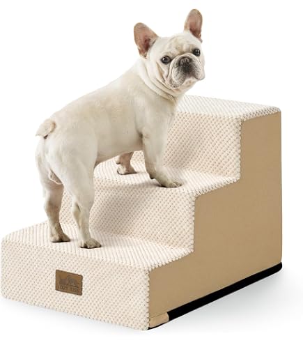 Amazon | 犬 ステップ 犬のペットの階段ソファーのための3つのステップ